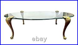 Rare Mid Century Modern Bronze & Glass Cocktail Coffee Table by P. E. Guerin Rare Mid Century Modern Bronze & Glass Cocktail Coffee Table by P. E. Guerin