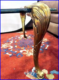 Rare Mid Century Modern Bronze & Glass Cocktail Coffee Table by P. E. Guerin Rare Mid Century Modern Bronze & Glass Cocktail Coffee Table by P. E. Guerin