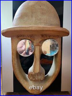 Rare Mid Century Modern David Gill Bennington Pottery Man Bowler Hat Sculpture Rare Mid Century Modern David Gill Bennington Pottery Man Bowler Hat Sculpture