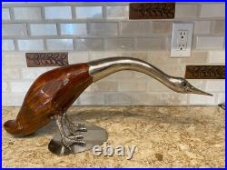 Rare Mid Century Modern De Stijl Goose Sculpture Firenze Italy