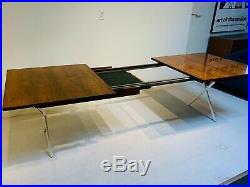 Rare Mid Century Modern Early George Nelson for Herman Miller Rosewood X-Leg Din