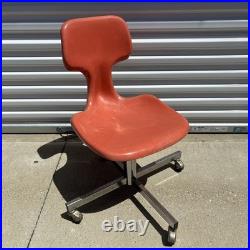 Rare Mid Century Modern Eck-Adams Co Modernist Molded Fiber Glass Desk Chair 29