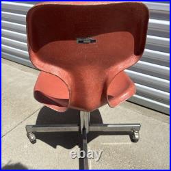 Rare Mid Century Modern Eck-Adams Co Modernist Molded Fiber Glass Desk Chair 29