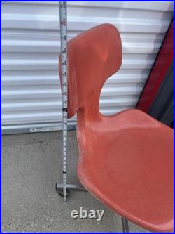 Rare Mid Century Modern Eck-Adams Co Modernist Molded Fiber Glass Desk Chair 29