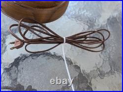 Rare Mid Century Modern Feldman LA Tom Greene Design 2ft Large Lamp Working