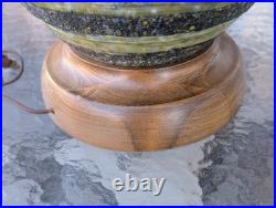 Rare Mid Century Modern Feldman LA Tom Greene Design 2ft Large Lamp Working