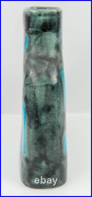 Rare Mid Century Modern Guido Gambone Abstract Pottery Art Vase Italy Signed
