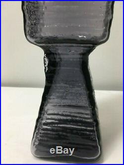 Rare Mid Century Modern Husted Amethyst Decantger. Blenko Art Glass
