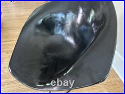 Rare Mid Century Modern Lounge Diamond Chair Harry Bertoia Knoll Black with Top