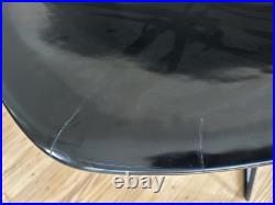 Rare Mid Century Modern Lounge Diamond Chair Harry Bertoia Knoll Black with Top