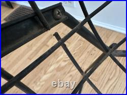 Rare Mid Century Modern Lounge Diamond Chair Harry Bertoia Knoll Black with Top