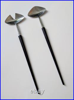 Rare Mid Century Modern Pierre Forssell Gense Sweden Stainless Serving Utensils