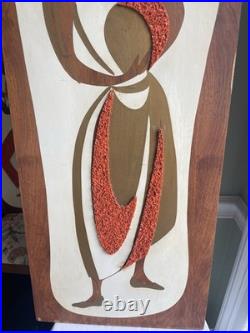 Rare Mid-Century Modern Popcorn Pair LARGE 1963 Empire Art Products NY- MCM