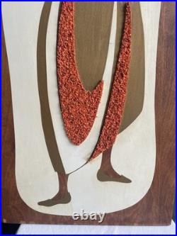 Rare Mid-Century Modern Popcorn Pair LARGE 1963 Empire Art Products NY- MCM