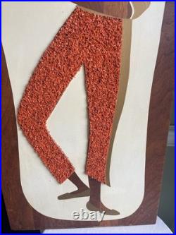 Rare Mid-Century Modern Popcorn Pair LARGE 1963 Empire Art Products NY- MCM