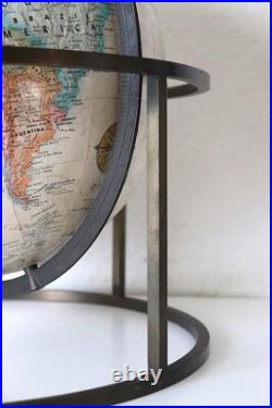 Rare Mid Century Modern Replogle World Globe Manner of Paul McCobb 12 Desktop