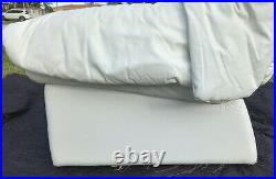 Rare Mid Century Modern Retro Rolf Benz Cy Mann Designs White Recliner Armchair