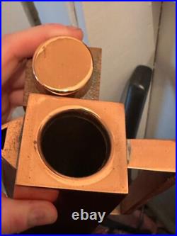 Rare Mid Century Modern SPV Denmark Copper & Teak 3pc Coffee/Tea Set Rare Mid Century Modern SPV Denmark Copper & Teak 3pc Coffee/Tea Set