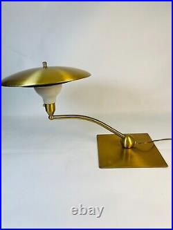 Rare Mid-Century Modern Swival Lamp 14 Tall and 9.5 Long Rare Mid-Century Modern Swival Lamp 14 Tall and 9.5 Long