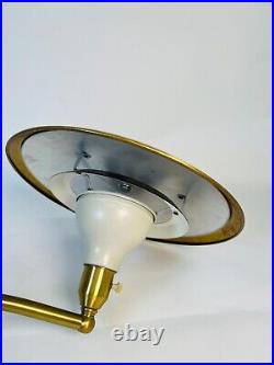 Rare Mid-Century Modern Swival Lamp 14 Tall and 9.5 Long Rare Mid-Century Modern Swival Lamp 14 Tall and 9.5 Long