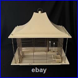 Rare Mid Century Modern Vintage Bird Cage Excellent Condition Rare Mid Century Modern Vintage Bird Cage Excellent Condition