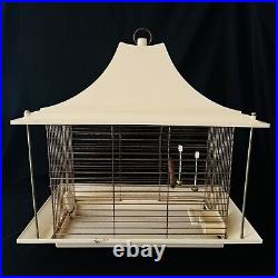 Rare Mid Century Modern Vintage Bird Cage Excellent Condition Rare Mid Century Modern Vintage Bird Cage Excellent Condition