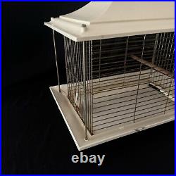 Rare Mid Century Modern Vintage Bird Cage Excellent Condition Rare Mid Century Modern Vintage Bird Cage Excellent Condition