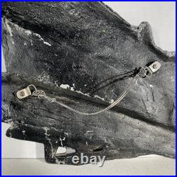 Rare Mid Century Modern Wright Flyer Airplane Metal Wall Art Hanging Japan