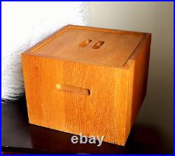 Rare Mid-Century Modern ddc Design Dynamics Corporation Wood Ice Bucket