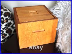 Rare Mid-Century Modern ddc Design Dynamics Corporation Wood Ice Bucket
