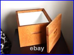 Rare Mid-Century Modern ddc Design Dynamics Corporation Wood Ice Bucket