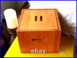 Rare Mid-Century Modern ddc Design Dynamics Corporation Wood Ice Bucket