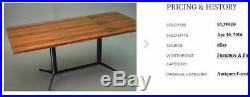 Rare Mid-Century Ward Bennett for Leopold Dining Conference Table Desk Base