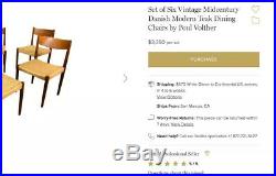 Rare Mid Century Wegner Mobler Arm Chair Danish Teak Dining Wood Sweden