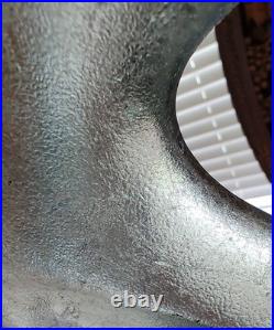 Rare Mid-century Modern Large Abstract Silver Flying Fire Sculpture Brancusi