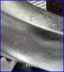 Rare Mid-century Modern Large Abstract Silver Flying Fire Sculpture Brancusi