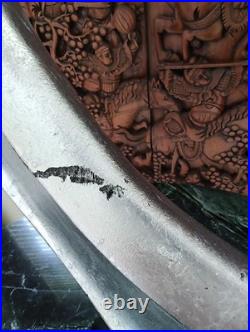 Rare Mid-century Modern Large Abstract Silver Flying Fire Sculpture Brancusi