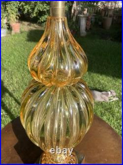 Rare Mid-century Modern Marbro Lamp Champagne Colored. Gorgeous