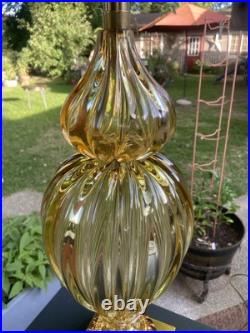 Rare Mid-century Modern Marbro Lamp Champagne Colored. Gorgeous