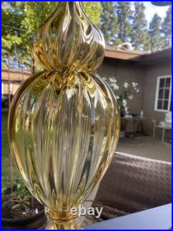 Rare Mid-century Modern Marbro Lamp Champagne Colored. Gorgeous