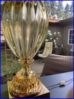 Rare Mid-century Modern Marbro Lamp Champagne Colored. Gorgeous