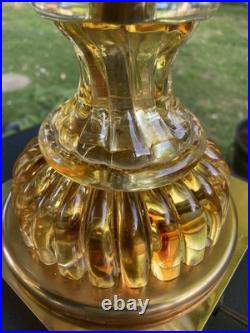 Rare Mid-century Modern Marbro Lamp Champagne Colored. Gorgeous