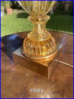 Rare Mid-century Modern Marbro Lamp Champagne Colored. Gorgeous