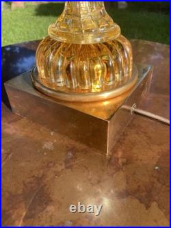 Rare Mid-century Modern Marbro Lamp Champagne Colored. Gorgeous