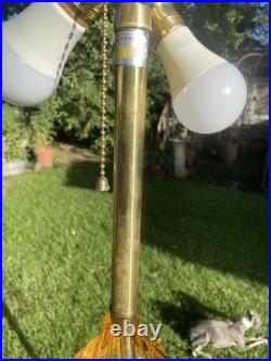 Rare Mid-century Modern Marbro Lamp Champagne Colored. Gorgeous