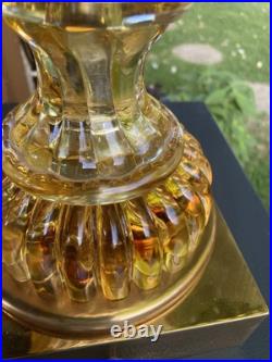 Rare Mid-century Modern Marbro Lamp Champagne Colored. Gorgeous