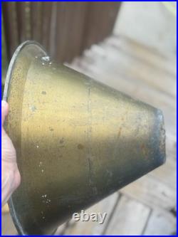 Rare Mid-century Modern brass planter Tripod wrought iron base paul mccobb mcm