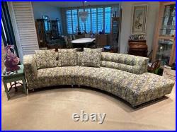 Rare Midcentury Modern Sofa 60's Retro Style Vintage Couch Newly Upholstered LA Rare Midcentury Modern Sofa 60's Retro Style Vintage Couch Newly Upholstered LA