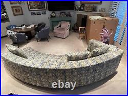 Rare Midcentury Modern Sofa 60's Retro Style Vintage Couch Newly Upholstered LA Rare Midcentury Modern Sofa 60's Retro Style Vintage Couch Newly Upholstered LA