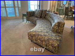 Rare Midcentury Modern Sofa 60's Retro Style Vintage Couch Newly Upholstered LA Rare Midcentury Modern Sofa 60's Retro Style Vintage Couch Newly Upholstered LA